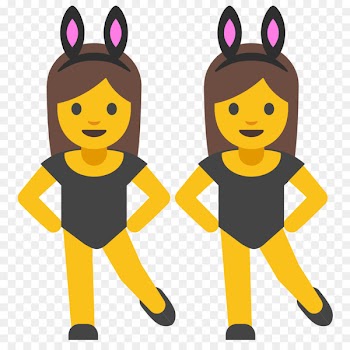 Emojipedia Emoticon Android Nougat Smiley - bunny ears 