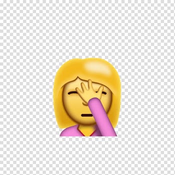 Emojipedia Facepalm Emoticon iPhone, heart emoji transparent background PNG clipart
