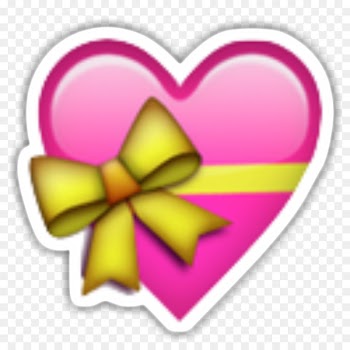 Emojipedia Heart iPhone Ribbon - Emoji 