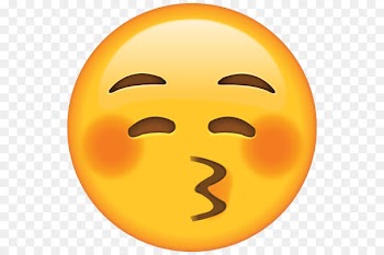Emojipedia Kiss Face with Tears of Joy emoji Meaning - Blushing Emoji PNG Pic 