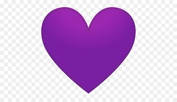 Emojipedia Purple Heart Emoticon - Emoji 