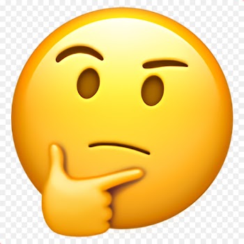 Emojipedia Sticker Emoticon - Thinking 