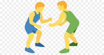 Emojipedia Wrestling Clip art Image - emoji 