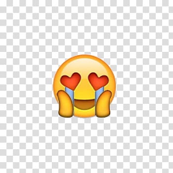 Emojis Editados, heart eyes emoji illustration transparent background PNG clipart