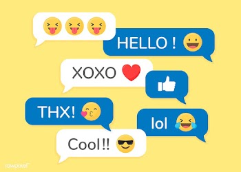 Emojis in messages | Free stock vector - 588472