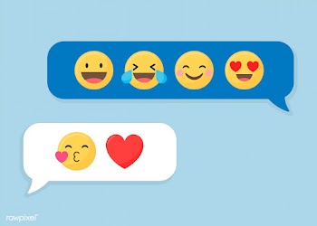 Emojis in messages | Free stock vector - 588497