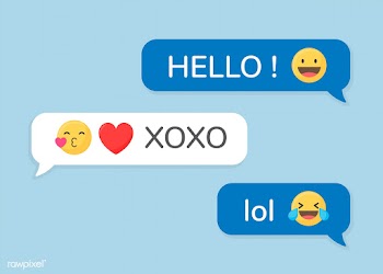 Emojis in messages | Free stock vector - 588498