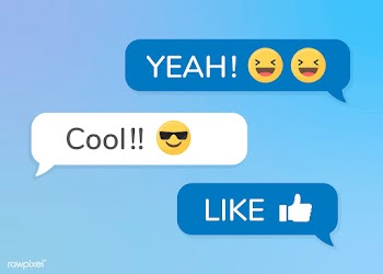 Emojis in messages | Free stock vector - 588508