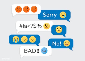 Emojis in messages | Free stock vector - 588527