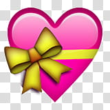 Emojis, pink heart illustration transparent background PNG clipart