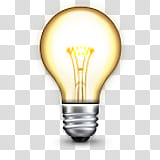 Emojis, yellow light bulb transparent background PNG clipart