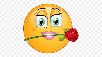 EmojiWorld Emoticon Valentine's Day Valentine gift - flirty face 