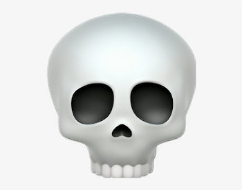 Emoticon Emoji Emijicaveira Caveira Pngtumblr Pngs - Skull Emoji ...