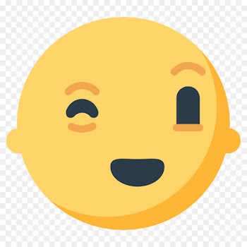 Emoticon Emoji Wink Smiley SMS - emoji face 