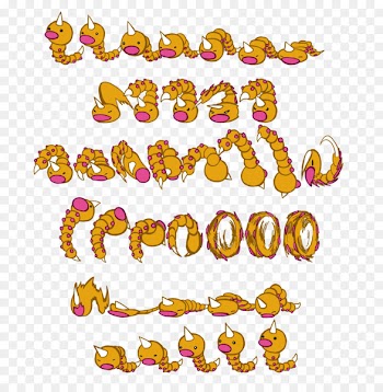 Emoticon Font Line Animal Body Jewellery - ahead frame 
