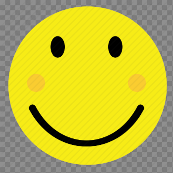 Emoticon, happy, shy, smile, smiley, vintage, yellow icon