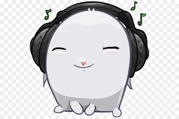 Emoticon Headphones Facebook, Inc. Sticker - headphones 
