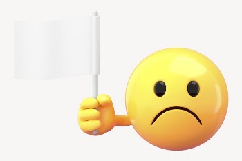Emoticon holding flag mockup, 3D | Free PSD Mockup - rawpixel