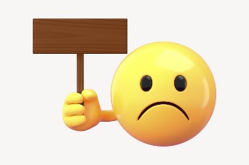 Emoticon holding wooden flag mockup, | Free PSD Mockup - rawpixel
