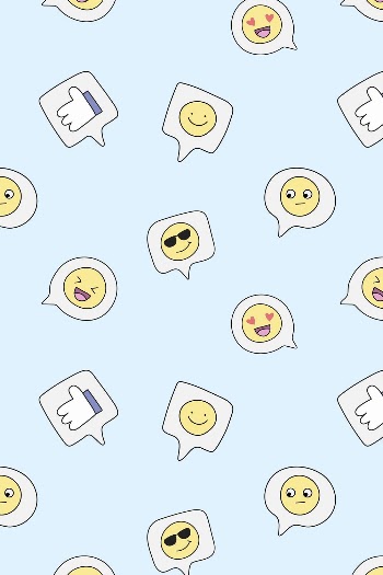 Emoticon pattern background, cute design | Free Photo - rawpixel