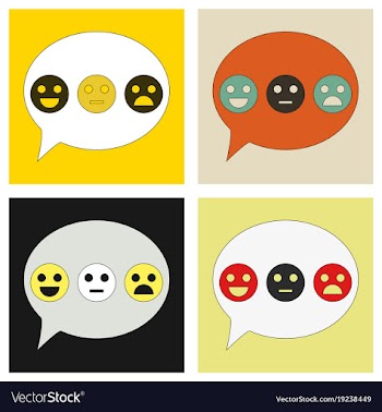 Emoticon set icons emoji symbols isolated on vector image