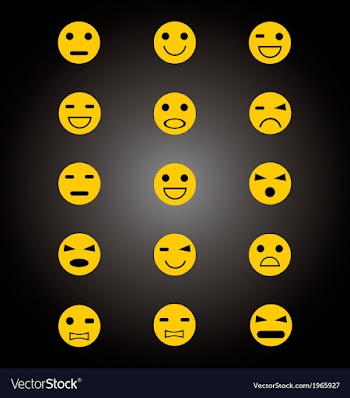 					Emoticon Set vector image														