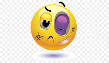 Emoticon Smiley Black eye Clip art - ouch 
