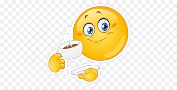 Emoticon Smiley Morning Emoji Coffee - smiley 