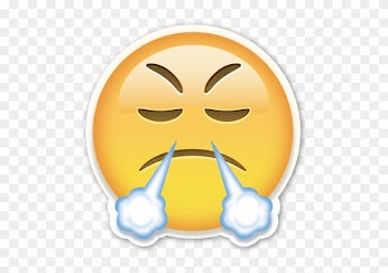 Emoticons Whatsapp Png - Face With Look Of Triumph Emoji Png