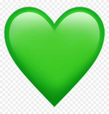 Emotions Emotion Emoji Heart Whatsapp Green - Heart