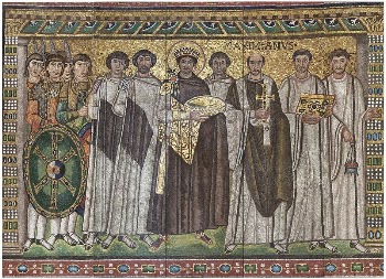 Emperor Justinian and Members of His | Free Photo - rawpixel