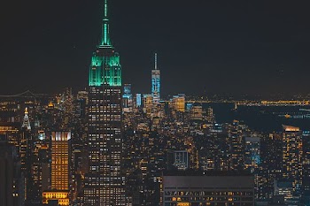 Empire State Building during nighttime