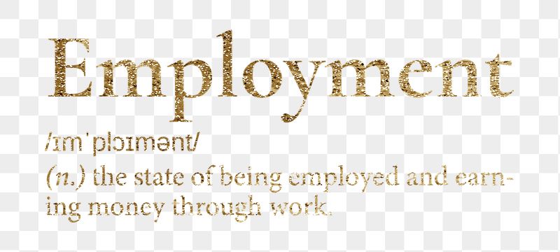 Employment png dictionary word sticker, | Free PNG - rawpixel