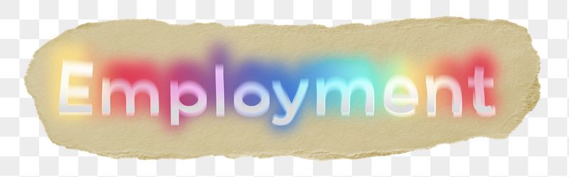 Employment png ripped paper word | Free PNG - rawpixel