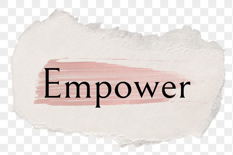 Empower png ripped paper word | Free PNG - rawpixel