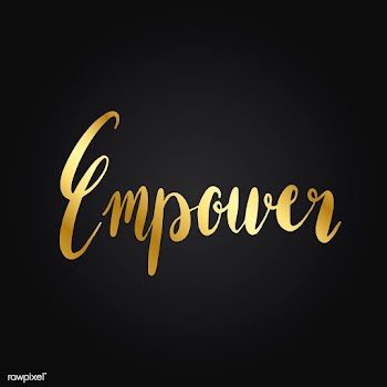 Empower word typography style vector | Free stock vector - 517658