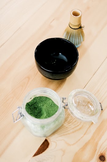 Empty Bowl Beside Opened Jar