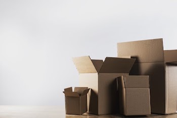 Empty Boxes On Table