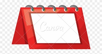 Empty Calendar Isolated Icons By Canva - Picture Frame