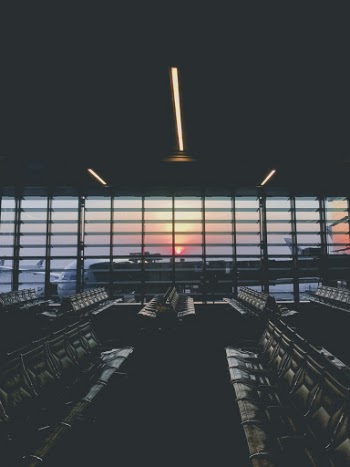 Empty Chairs At The Airport
