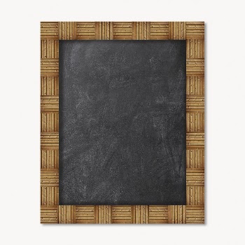 Empty chalkboard frame image, isolated | Free Photo - rawpixel