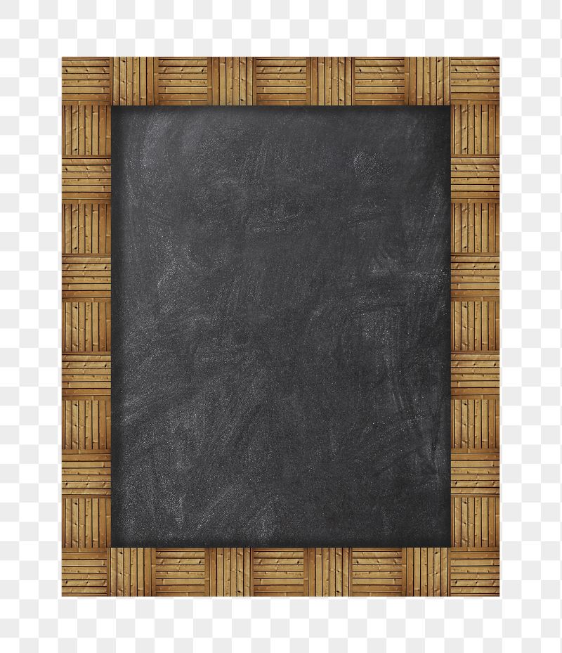 Empty chalkboard frame png sticker, | Free PNG - rawpixel