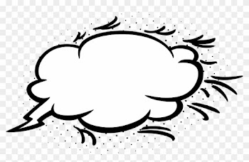 Empty Comic Bubbles Cloud Clipart Png Image Download - Comic Bubble Png