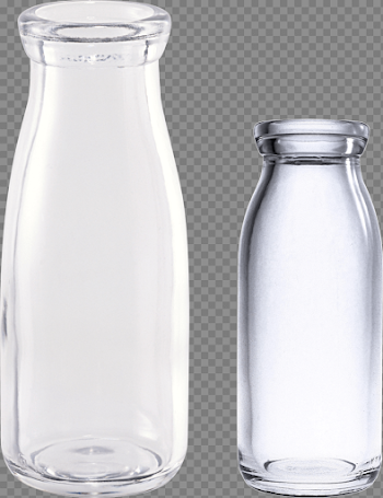 Empty Glass Bottles Png Image