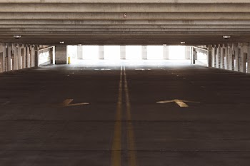 Empty Gray Building Pathway