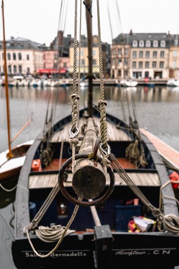 Empty Gray Wooden Boat