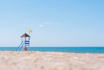 Empty Life Guard Post