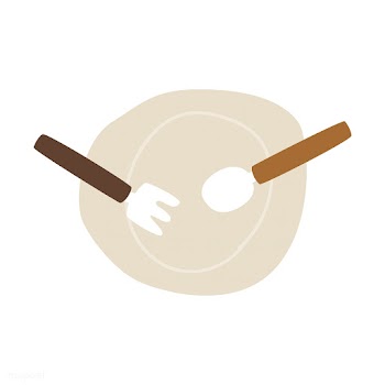 Empty plate with fork and spoon vector | Free stock vector - 516515