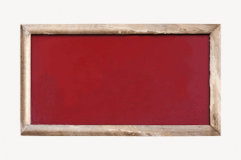 Empty red wooden board, isolated | Free PSD - rawpixel