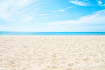 Empty sea and beach background